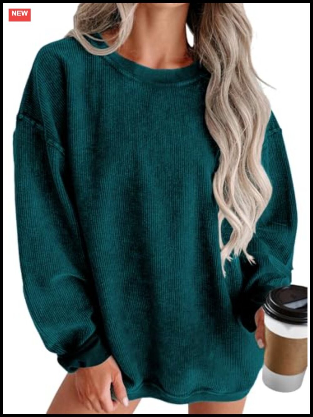 Plus Size Crew Neck Long Sleeve Oversized Sweatshirt Casual Pullover